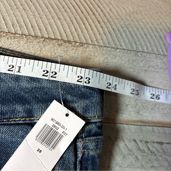 Old Navy Jeans Button-Fly High-Waisted O.G. Straight Cut-Off Size 26 - Picture 8 of 16